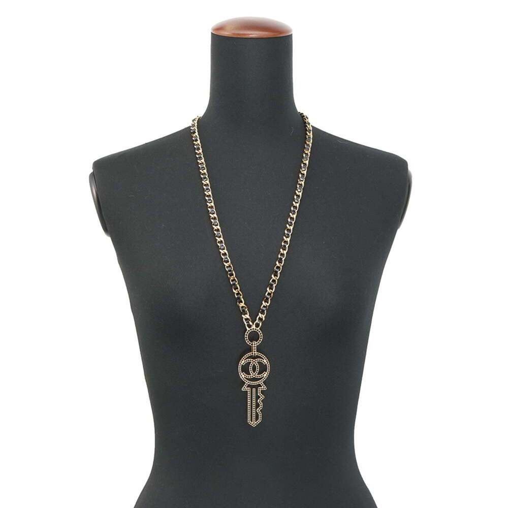CHANEL Gold Logo Necklace - Picture 4 of 12